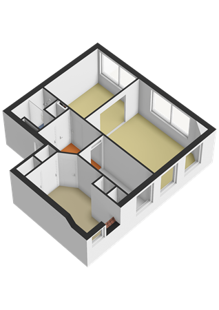 Floorplan - Vogelenzangstraat 23-3, 1058 SN Amsterdam